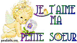 pour mélanie D. (ma tite seur, lol)